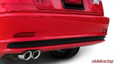 CORSA Performance 2.25" Axleback Exhaust Single Rear Exit with Twin 3.0" Polished Pro-Series Tips BMW 325i/ci | 330i/ci E46 Sedan/Convertible 2001-2006 - 14559