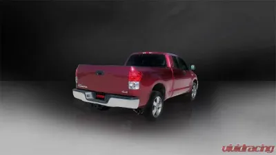 CORSA Performance 3.0" Catback Exhaust Single Side Exit w/Twin 4.0" Black PVD Pro-Series Tips Toyota Tundra Double Cab/Crew Max 2009-2010 - 14572BLK