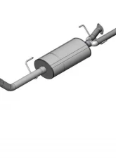 CORSA Performance 3.0" Catback Exhaust Single Side Exit w/Twin 4.0" Black PVD Pro-Series Tips Toyota Tundra Double Cab/Crew Max 2009-2010                                     - 14572BLK - Image 2