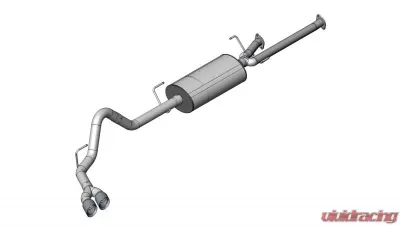 CORSA Performance 3.0" Catback Exhaust Single Side Exit w/Twin 4.0" Black PVD Pro-Series Tips Toyota Tundra Double Cab/Crew Max 2009-2010 - 14572BLK