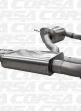 Corsa Catback Exhaust w/Black Tips Volkswagen Golf GTI MKV 05-09                                     - 14587BLK - Image 2
