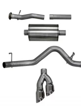 CORSA Performance 3.0" Catback Exhaust Single Side Exit w/Twin 4.0" Polished Pro-Series Tips Chevrolet Colorado | GMC Canyon 2015-2016                                     - 14744 - Image 3