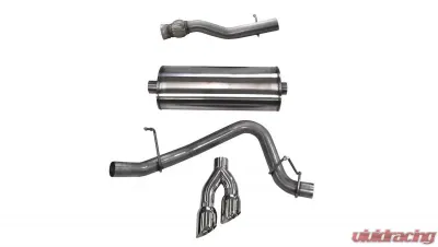 CORSA Performance 3.0" Catback Exhaust Single Side Exit w/Twin 4.0" Polished Pro-Series Tips GMC Yukon XL Denali 2015-2019 - 14749