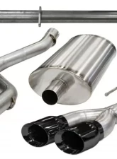 CORSA Performance 3.0" Catback Exhaust + Res Delete Single Side Exit w/Twin 4.0" Black PVD Pro-Series Tips Ford Raptor Super Cab 2011-2014                                     - 14759BLK - Image 3