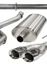 CORSA Performance 3.0" Catback Exhaust + Res Delete Single Side Exit w/Twin 4.0" Polished Pro-Series Tips Ford Raptor Super Cab 2011-2014                                     - 14759 - Image 3
