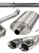 CORSA Performance 3.0" Catback Exhaust + Res Delete Single Side Exit w/Twin 4.0" Polished Pro-Series Tips Ford Raptor Super Crew 2011-2014                                     - 14760 - Image 3
