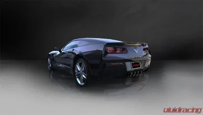 CORSA Performance 2.75" Valveback Exhaust Dual Rear Exit with Quad 4.5" Black PVD Pro-Series Tips Chevrolet Corvette C7 2014-2019 - 14762BLK