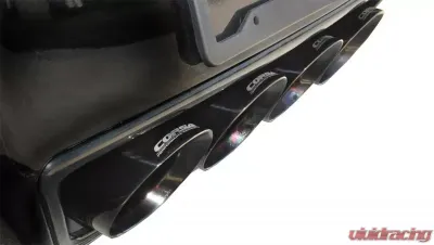 CORSA Performance 2.75" Valveback Exhaust Dual Rear Exit with Quad 4.5" Black PVD Pro-Series Tips Chevrolet Corvette C7 2014-2019 - 14762BLK