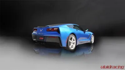 CORSA Performance 2.75" Valveback Exhaust Dual Rear Exit with Quad 4.5" Black PVD Pro-Series Tips Chevrolet Corvette C7 2014-2019 - 14764BLK