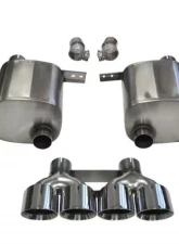 CORSA Performance 2.75" Valveback Exhaust Dual Rear Exit with Quad 4.5" Polished Pro-Series Tips Chevrolet Corvette C7 2014-2019                                     - 14764 - Image 3