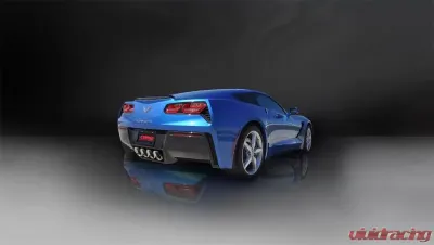 CORSA Performance 2.75" Valveback Exhaust Dual Rear Exit with Quad 4.5" Polished Pro-Series Tips Chevrolet Corvette C7 2014-2019 - 14764