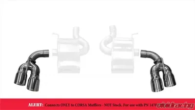 CORSA Performance Twin 4.0" Polished Pro-Series Tip Kit Chevrolet Camaro 2016-2020 - 14774