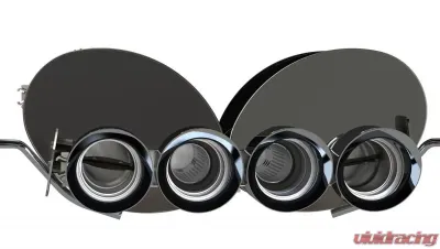 CORSA Performance 2.75" Valveback Exhaust with Dual Mode NPP; Dual Rear Exit with Quad 4.5" Polished Pro-Series Tips Chevrolet Corvette C7 2014-2019 - 14776BLK