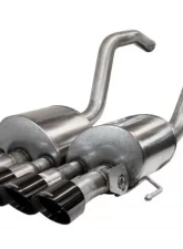 CORSA Performance 2.75" Axleback Exhaust w Dual Mode NPP; Dual Rear Exit with Quad 4.5" Polished Pro-Series Tips Chevrolet Corvette C7 2015-2019                                     - 14777BLK - Image 5