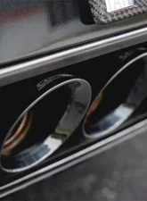 CORSA Performance 2.75" Axleback Exhaust w Dual Mode NPP; Dual Rear Exit with Quad 4.5" Polished Pro-Series Tips Chevrolet Corvette C7 2015-2019                                     - 14777BLK - Image 3