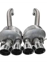CORSA Performance 2.75" Axleback Exhaust w Dual Mode NPP; Dual Rear Exit with Quad 4.5" Polished Pro-Series Tips Chevrolet Corvette C7 2015-2019                                     - 14777 - Image 2