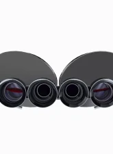 CORSA Performance 2.75" Axleback Exhaust w Dual Mode NPP; Dual Rear Exit with Quad 4.5" Polished Pro-Series Tips Chevrolet Corvette C7 2015-2019                                     - 14777 - Image 3