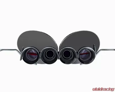 CORSA Performance 2.75" Axleback Exhaust w Dual Mode NPP; Dual Rear Exit with Quad 4.5" Polished Pro-Series Tips Chevrolet Corvette C7 2015-2019 - 14777