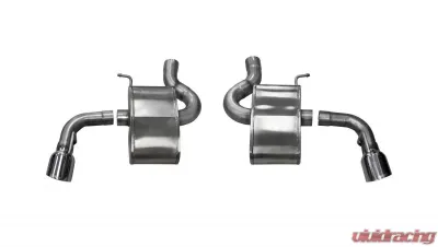 CORSA Performance 2.75" Axleback Exhaust Dual Rear Exit with Single 4.5" Polished Pro-Series Tips Chevrolet Camaro SS 2016-2020 - 14785