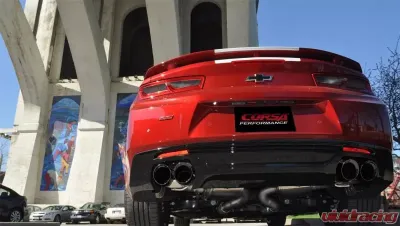 CORSA Performance 2.75" Axleback Exhaust Dual Rear Exit with Twin 4.0" Black PVD Pro-Series Tips Chevrolet Camaro 2016-2020 - 14786BLK