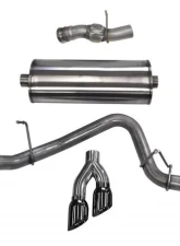 CORSA Performance 3.0" Catback Exhaust Single Side Exit w/Twin 4.0" Black PVD Pro-Series Tips Cadillac Escalade | Chevrolet Tahoe | GMC Yukon 2015-2019                                     - 14826BLK - Image 3