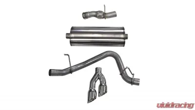 CORSA Performance 3.0" Catback Exhaust Single Side Exit w/Twin 4.0" Polished Pro-Series Tips Cadillac Escalade/Tahoe | GMC Yukon 2015-2019 - 14826
