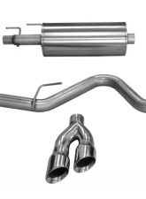 CORSA Performance 3.0" Catback Exhaust Single Side Exit w/Twin 4.0" Polished Pro-Series Tips Ford F-150 EcoBoost Super Cab | Super Crew2015-2022                                     - 14836 - Image 3