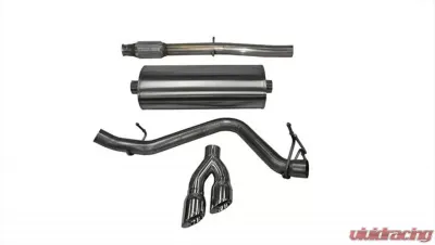 CORSA Performance 3.0" Catback Exhaust Single Side Exit w/Twin 4.0" Polished Pro-Series Tips Chevrolet Silverado 1500 | GMC Sierra 1500 2014-2019 - 14848