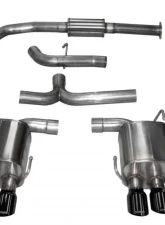 CORSA Performance 3.0" Catback Exhaust Dual Rear Exit w/Twin 3.5" Black PVD Pro-Series Tips Subaru WRX | STI 2015-2021                                     - 14857BLK - Image 3