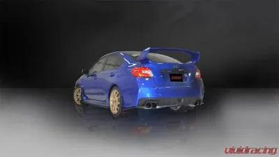 CORSA Performance 3.0" Catback Exhaust Dual Rear Exit w/Twin 3.5" Black PVD Pro-Series Tips Subaru WRX | STI 2015-2021 - 14857BLK
