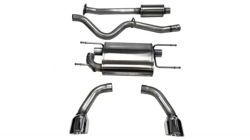 CORSA Performance 2.5" Catback Exhaust Dual Rear Exit w/Single 4.5" Polished Pro-Series Tips Scion FRS | Subaru BRZ | Toyota GT-86 2012-2019 - 14864