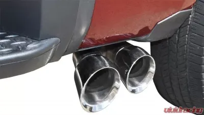 CORSA Performance 3.5" Catback Exhaust Single Side Exit w/Twin 4.5" Polished Pro-Series Tips Chevrolet Silverado 1500 | GMC Sierra 1500 2014-2019 - 14866
