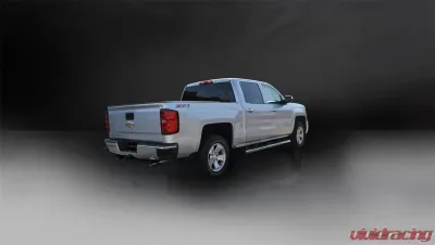 CORSA Performance 3.0" Catback Exhaust Dual Rear Exit w/Single 4.0" Black PVD Pro-Series Tips Chevrolet Silverado 1500 | GMC Sierra 1500 2014-2019 - 14870BLK