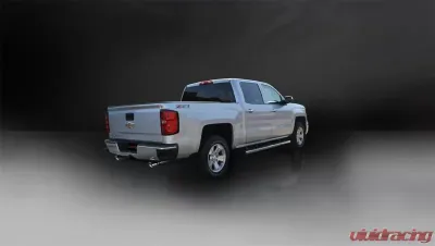CORSA Performance 3.0" Catback Exhaust Dual Rear Exit w/Single 4.0" Polished Pro-Series Tips Chevrolet Silverado 1500 | GMC Sierra 2014-2019 - 14870