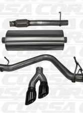 CORSA Performance 3.0" Catback Exhaust Single Side Exit w/Twin 4.0" Black PVD Pro-Series Tips Chevrolet Silverado 1500 | GMC Sierra 1500 2014-2019                                     - 14872BLK - Image 2