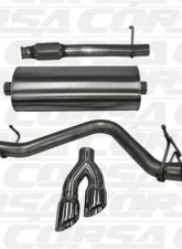 CORSA Performance 3.0" Catback Exhaust Single Side Exit w/Twin 4.0" Polished Pro-Series Tips Chevrolet Silverado 1500 | GMC Sierra 1500 2014-2019                                     - 14872 - Image 3