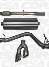 CORSA Performance 3.0" Catback Exhaust Single Side Exit w/Twin 4.0" Polished Pro-Series Tips Chevrolet Silverado 1500 | GMC Sierra 1500 2014-2019                                     - 14874 - Image 3