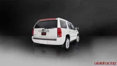CORSA Performance 3.0" Catback Exhaust Single Side Exit w/Twin 4.0" Black PVD Pro-Series Tips Cadillac Escalade | GMC Yukon 2011-2014 - 14878BLK