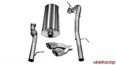 CORSA Performance 3.0" Catback Exhaust Single Side Exit w/Twin 4.0" Polished Pro-Series Tips Cadillac Escalade | GMC Yukon 2011-2014 - 14882