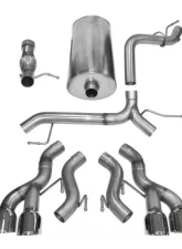 CORSA Performance 3.0" Catback Exhaust Dual Rear Exit w/Twin 4.5" Polished Pro-Series Tips Cadillac Escalade DUB ESV 2012-2014                                     - 14887 - Image 3