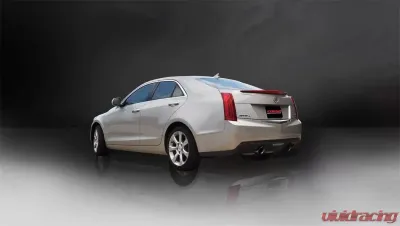 CORSA Performance 3.0" Catback Exhaust Dual Rear Exit w/Single 4.0" Black PVD Pro-Series Tips Cadillac ATS 2013-2019 - 14888BLK