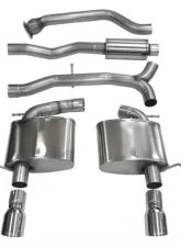 CORSA Performance 3.0" Catback Exhaust Dual Rear Exit w/Single 4.0" Polished Pro-Series Tips Cadillac ATS 2013-2019                                     - 14888 - Image 3