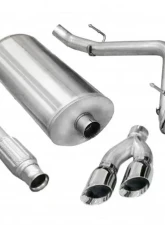 CORSA Performance 3.0" Catback Exhaust Single Side Exit w/Twin 4.0" Polished Pro-Series Tips Chevrolet Silverado 1500 | GMC Sierra 1500 2009-2013                                     - 14900 - Image 3