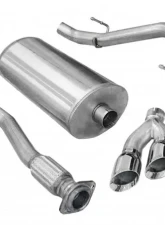 CORSA Performance 3.0" Catback Exhaust Single Side Exit w/Twin 4.0" Polished Pro-Series Tips Chevrolet Silverado 1500 | GMC Sierra 2009                                     - 14904 - Image 3