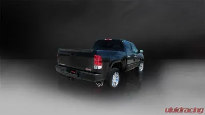 CORSA Performance 3.0" Catback Exhaust Single Side Exit w/Twin 4.0" Polished Pro-Series Tips Chevrolet Silverado 1500 | GMC Sierra 2009 - 14904