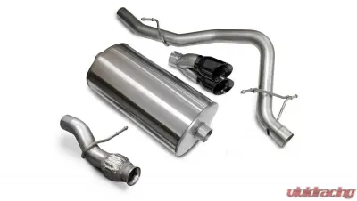 CORSA Performance 3.0" Catback Exhaust Single Rear Exit w/Twin 4.0" Black PVD Pro-Series Tips Chevrolet Tahoe | GMC Yukon 2009-2014 - 14912BLK