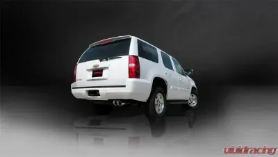 CORSA Performance 3.0" Catback Exhaust Single Rear Exit w/Twin 4.0" Polished Pro-Series Tips Chevrolet Tahoe | GMC Yukon 2009-2014 - 14912