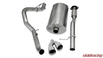 CORSA Performance 3.0" Catback Exhaust Single Side Exit w/Twin 4.0" Polished Pro-Series Tips Chevrolet Avalanche/Suburban | GMC Yukon XL 2009-2014 - 14914