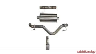 CORSA Performance 3.0" Catback Exhaust Single Side Exit w/Single 4.0" Polished Straight Cut Tip Toyota Tacoma Access Cab 5'/6' Bed 2016-2019 - 14918