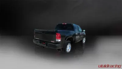 CORSA Performance 3.0" Catback Exhaust Single Side Exit w/Twin 4.0" Black PVD Pro-Series Tips Chevrolet Silverado 1500 | GMC Sierra 1500 2010-2013 - 14925BLK